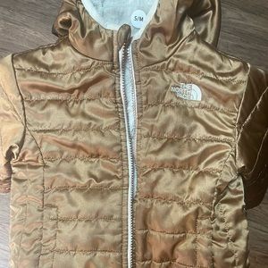 Toddler girls reversible north face coat 5T